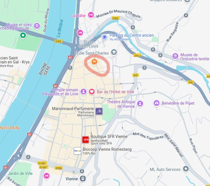 Appartement Netflix Centre De Vienne Pres De Lyon Kültér fotó